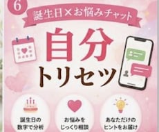 深い洞察重視　心が軽くなる30分間チャットします 50代からの再発見！誕生日から紐解くあなたの隠れた才能と強み