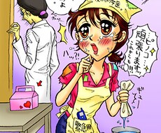 印象的なオリジナルキャラでストーリー漫画を描きます 広告、動画、教材、SNSなどを目力の強い漫画で目立たせます！