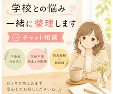 学校との悩み一緒に整理します 教員経験と不登校親経験をもとに学校の悩みに寄り添います