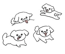 個性的でかわいい！シンプルでゆるい動物描きます イメージ1