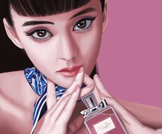 あなたの美しさを引き出す、リアルな似顔絵描きます イメージ1