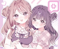 キュートできらきらな等身・SDイラストを描きます イメージ1