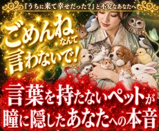 ペットの本音暴露し【唯一無二の家族】だと証明します イメージ1