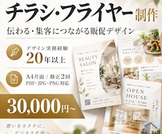 プロが伝わるチラシをデザインします イメージ1