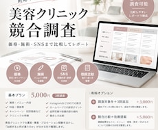 美容クリニックの競合調査をしますます イメージ1
