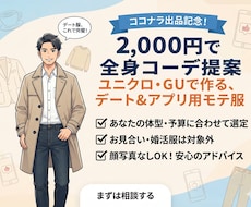 アプリで即デート！プロがプチプラモテ服を選びます イメージ1
