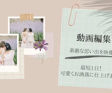 音楽に合わせた素敵な動画を編集します イメージ1