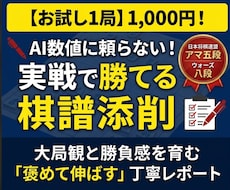 まずはお試し1局。実践将棋棋譜を添削します イメージ1