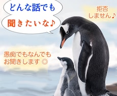 どんな話でも聞きたいです♪お聞きします 否定、決めつけ、拒否しません♪
