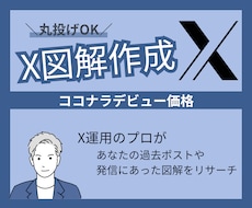 X運用のプロがリサーチしてバズる図解を作成します 図解でXを伸ばしたプロがリサーチから図解を作成します！