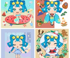 選べるイベント【デフォルメ】3セット制作します イメージ1