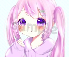 SNS用などアイコン描きます ます、あなただけのイラスト作ってみませんか♪♪