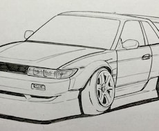 ご自身の愛車、カスタムカー、多種多様な車を描きます イメージ1