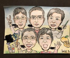 家族、友人や、故人との似顔絵を描きます イメージ1