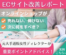 ECを伸ばす最重要ポイントを個別アドバイスします EC運営のお悩みを経験豊富な女性ECプロに何でも聞けちゃう！