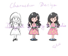 SNS用シンプルなかわいいキャラクターを作成します イメージ1