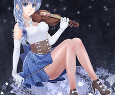 全身フルカラー人物イラスト描きます イメージ1