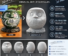 頂いた写真を3Dデータ作成・3D作成します イメージ1