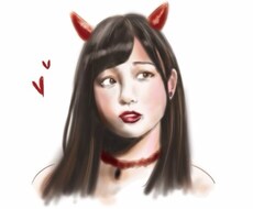 あなたの写真を元に似顔絵描きます。衣装チェンジ始めました！