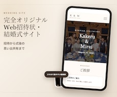 世界に一つだけの結婚式Webサイトを制作します イメージ1