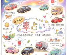あなたを一台の車にたとえて鑑定します イメージ1