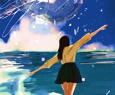 エモいポスターイラストお届けします