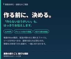 業務の困りごと、AIツール化を壁打ちします イメージ1