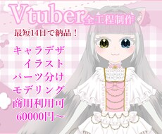 キャラデザからモデリングまで全て制作致します お見積りは無料です！お気軽にご連絡ください！