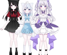かわいい女の子の立ち絵描きます イメージ1