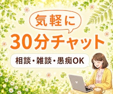 30分集中⭐「聴いてほしい」気持ちに寄り添います イメージ1