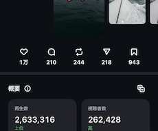 250万再生実績！リール動画を企画・編集します イメージ1