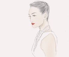 優しい雰囲気の似顔絵作成します イメージ1