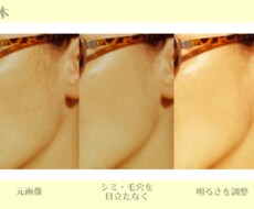 就活写真の補正・加工を致します イメージ1