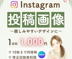 Instagram投稿画像を丁寧に制作します イメージ1