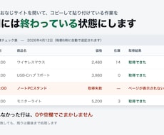 サイトの情報を毎日集めてスプレッドシートにためます イメージ1