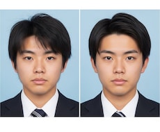 インターン・就活用の証明写真の加工を行います イメージ1