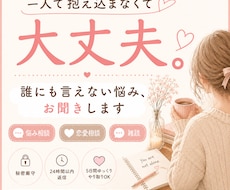 誰にも言えない悩み、否定せず寄り添います イメージ1