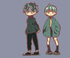 ポップでおしゃれなイラストを作成します ラフな雰囲気のイラストをお探しの方向け