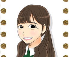 sns用のアイコンイラスト描かせていただきます サンプルのようなイラストです。