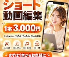 SNSショート動画を1本制作します イメージ1