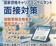キャリアコンサルタント面接練習のお手伝いします 「脱・やりっぱなし」充実コンテンツで振り返りもバッチリ！