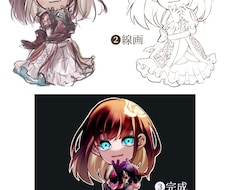 デフォルメキャラ描きます イメージ1