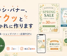 チラシ・バナーをすばやく低価格で制作します イメージ1