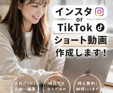 SNS用のショート動画を作成します イメージ1