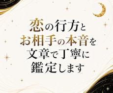 恋の行方とお相手の本音を文章で丁寧に鑑定します イメージ1
