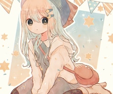 ほんわか可愛いイラストお描きします 動画のサムネやアイコン、MV、表紙、壁紙などにぜひ♪