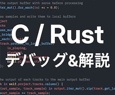 C/Rustのエラーやバグの解消をお手伝いします イメージ1