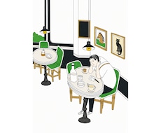レトロで脱力感のあるシンプルイラストを描きます イメージ1