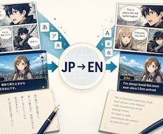 漫画・ゲーム・小説を自然な英語に翻訳します イメージ1