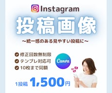 Instagram投稿画像をCanvaで作成します デザインが苦手な方でも安心◎やさしく伝わる投稿を作成します
